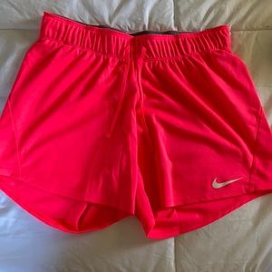 Nike Neon Pink Dri-fit Shorts